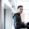 Student at laptop