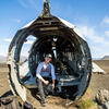 2019 CARAS project grant recipient Jake Beyer takes a break from filming on location in Iceland