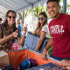 Student moving into campus